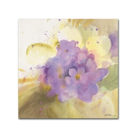 Sheila Golden 'Violets' Canvas Art,14x14